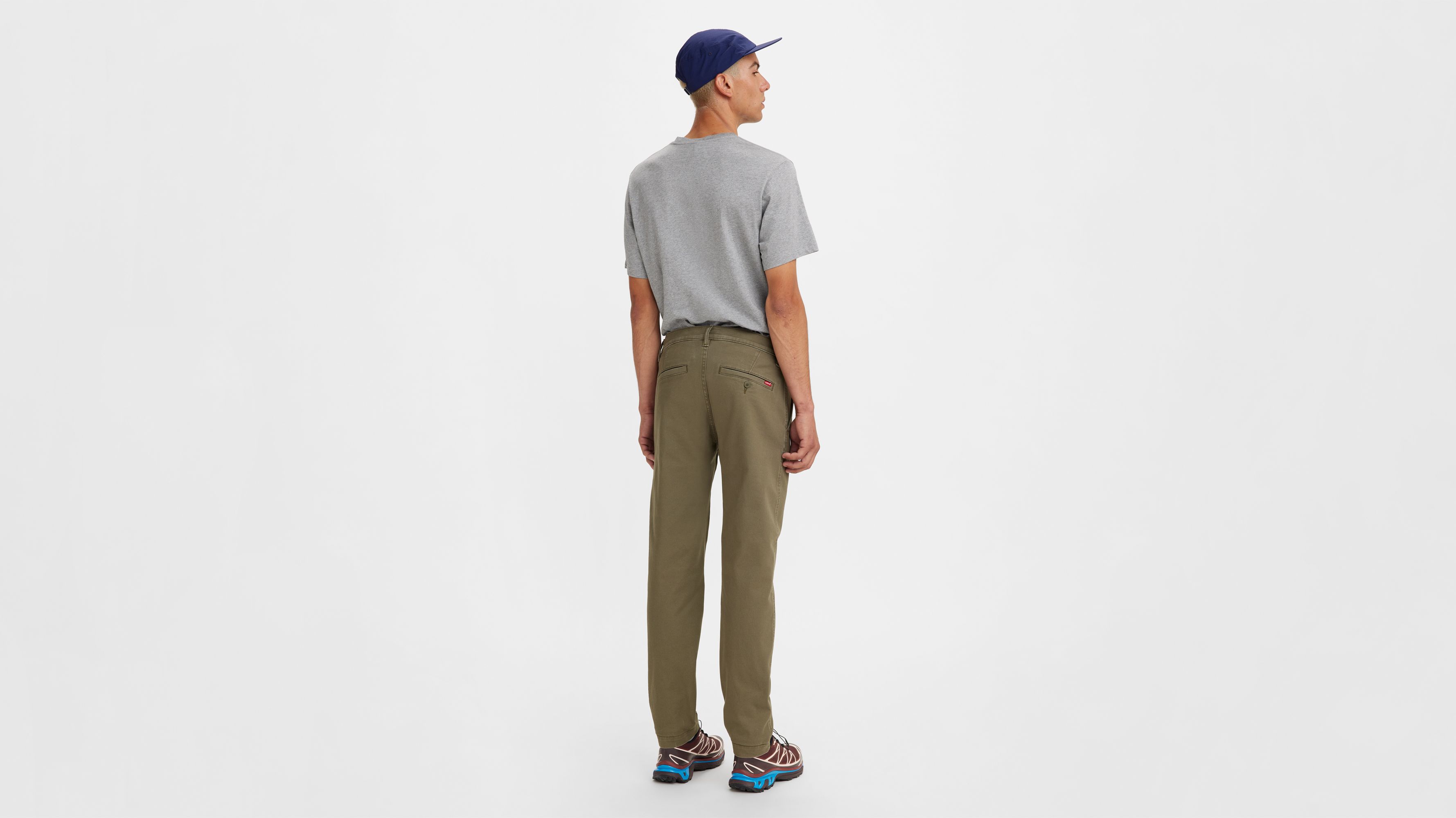 XX Chino standard III - Olive Night S Twll - Vert