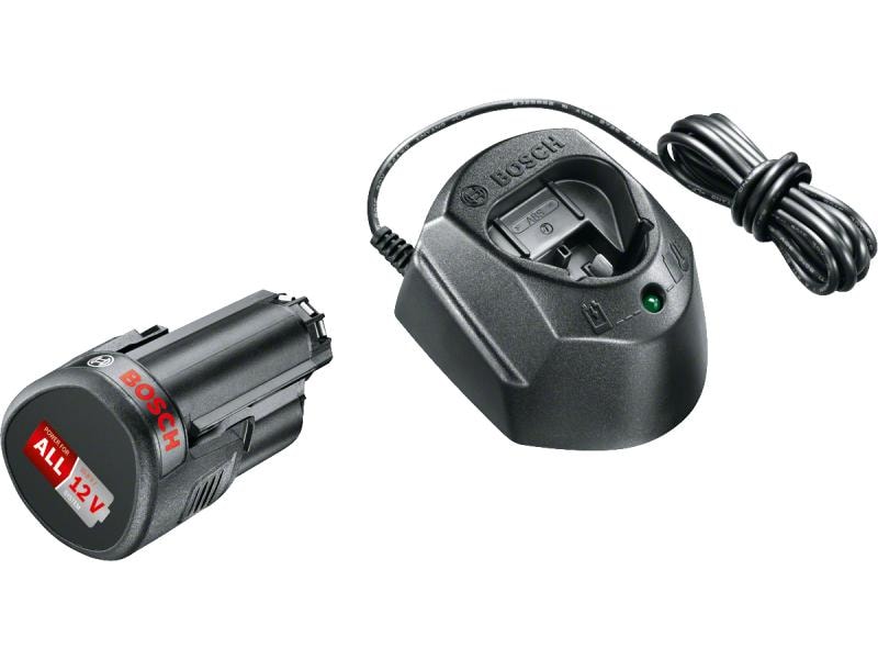 Bosch Akku und Ladegerät Starter Set 12 V Systemzubehör 12 Volt Lithium-Ionen