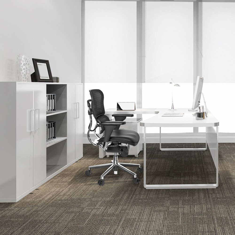 Luxus Chefsessel ERGOHUMAN BASE Leder mit Armlehnen (höhenverstellbar) hjh OFFICE