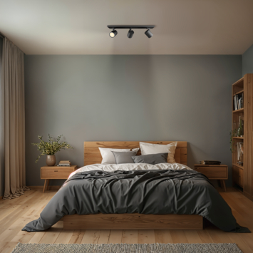 Philips runner 3-lichts opbouwspot zwart
