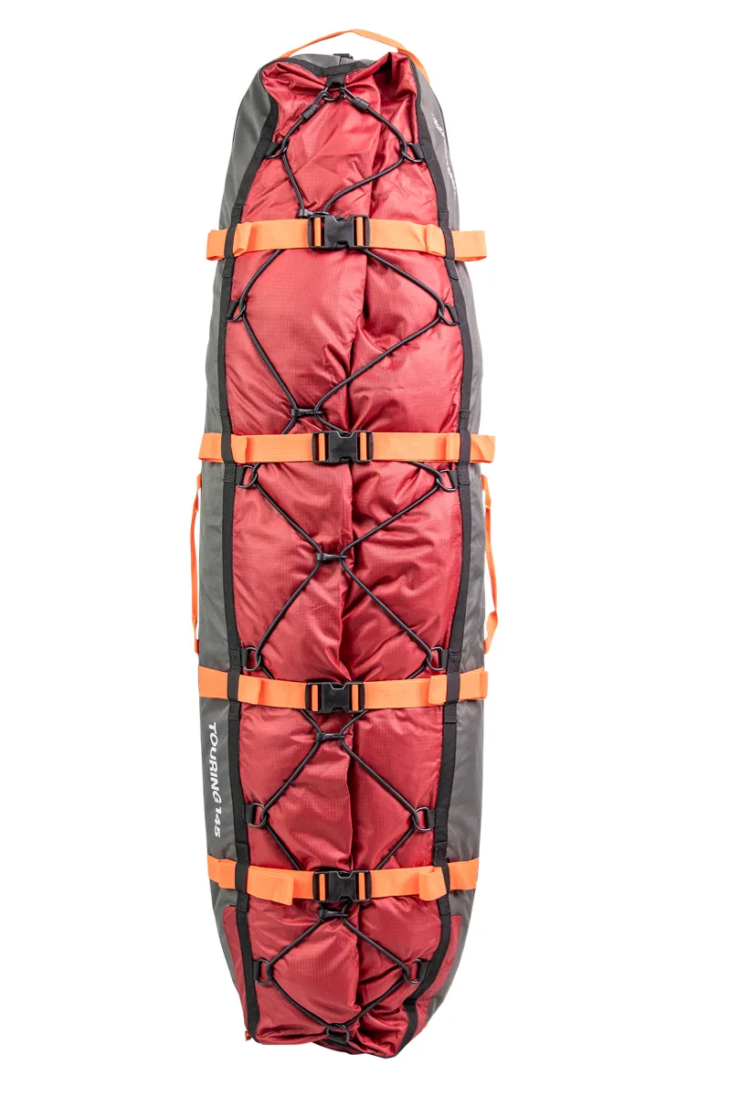 Fjellpulken Touring 145 M/Std Drag Og Touring Sele Red