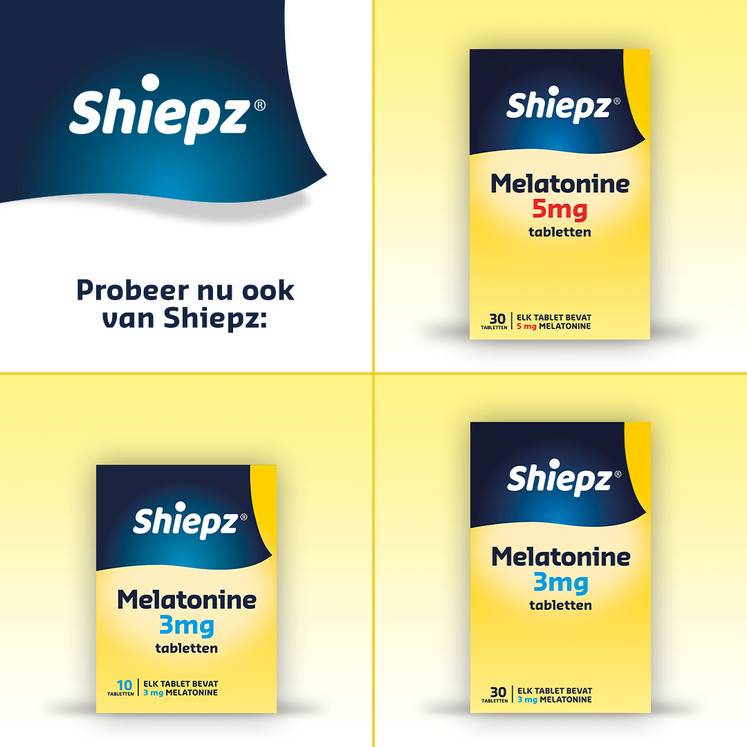 Shiepz Melatonine 5 Mg (10 tabletten)