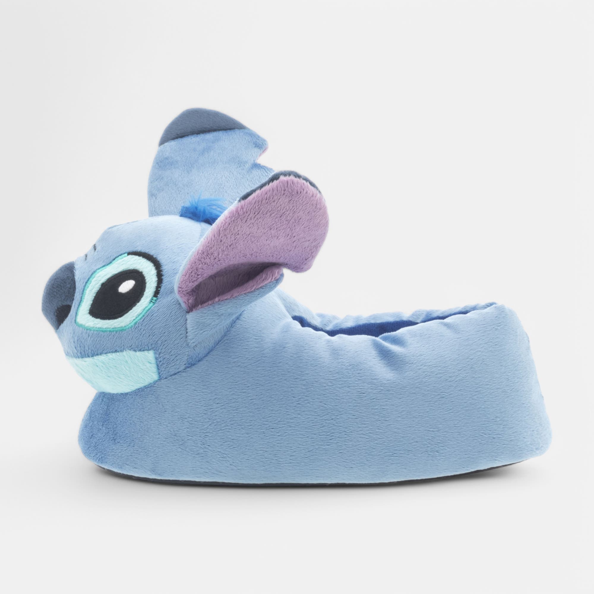 Pantoufles peluche Fille bleu