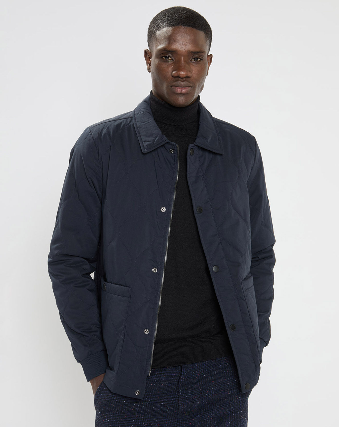 Scotch & Soda Veste matelassée bleu marine