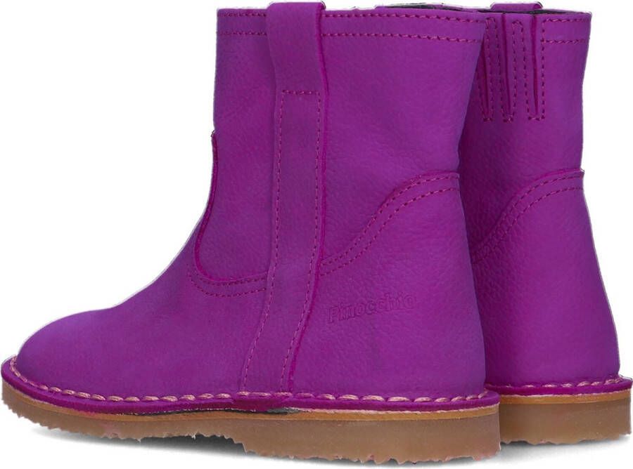 Pinocchio P1603 Enkellaarsjes Enkelboots met rits Meisjes Paars