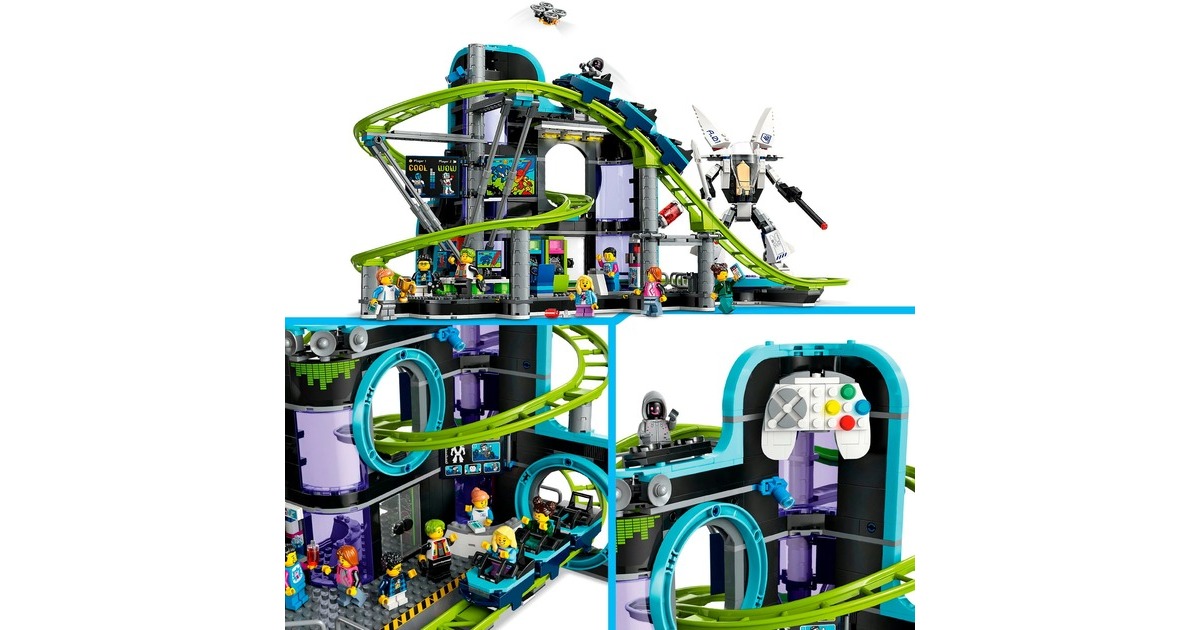 LEGOCity - Achtbaan in Robotwereld Constructiespeelgoed  (60421)