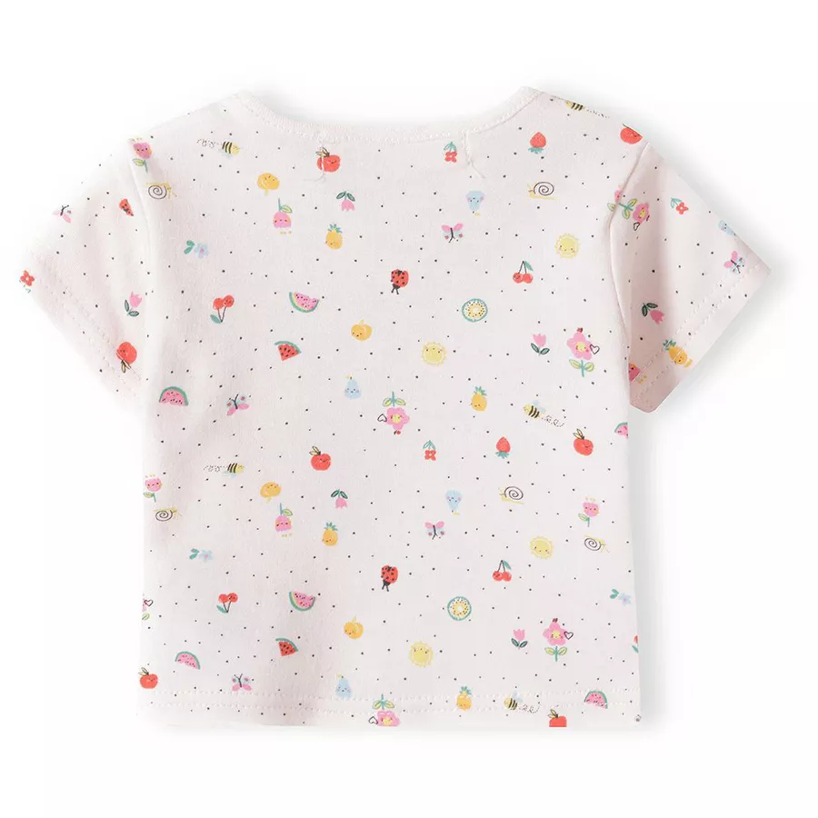 MINOTI 2er-Pack T-Shirts HellrosaWeiß