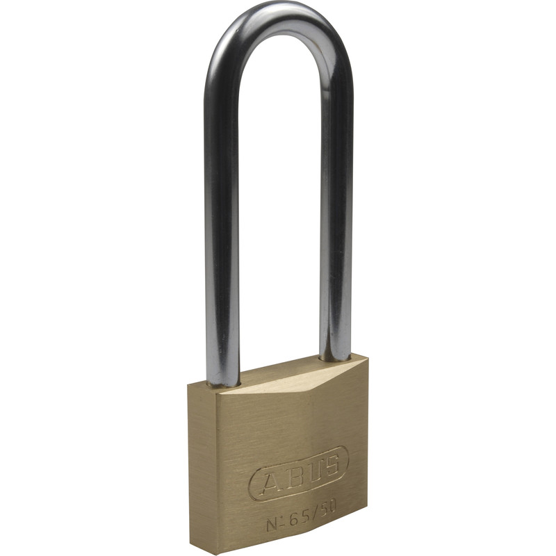 Abus messing hangslot hoge beugel 65/40/63mm