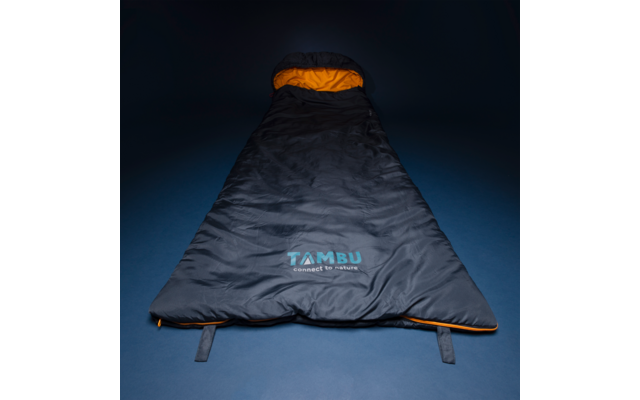 Tambu Sayan Deckenschlafsack Recyceltes Polyester mit Kapuze 3-Jahreszeiten 230 cm