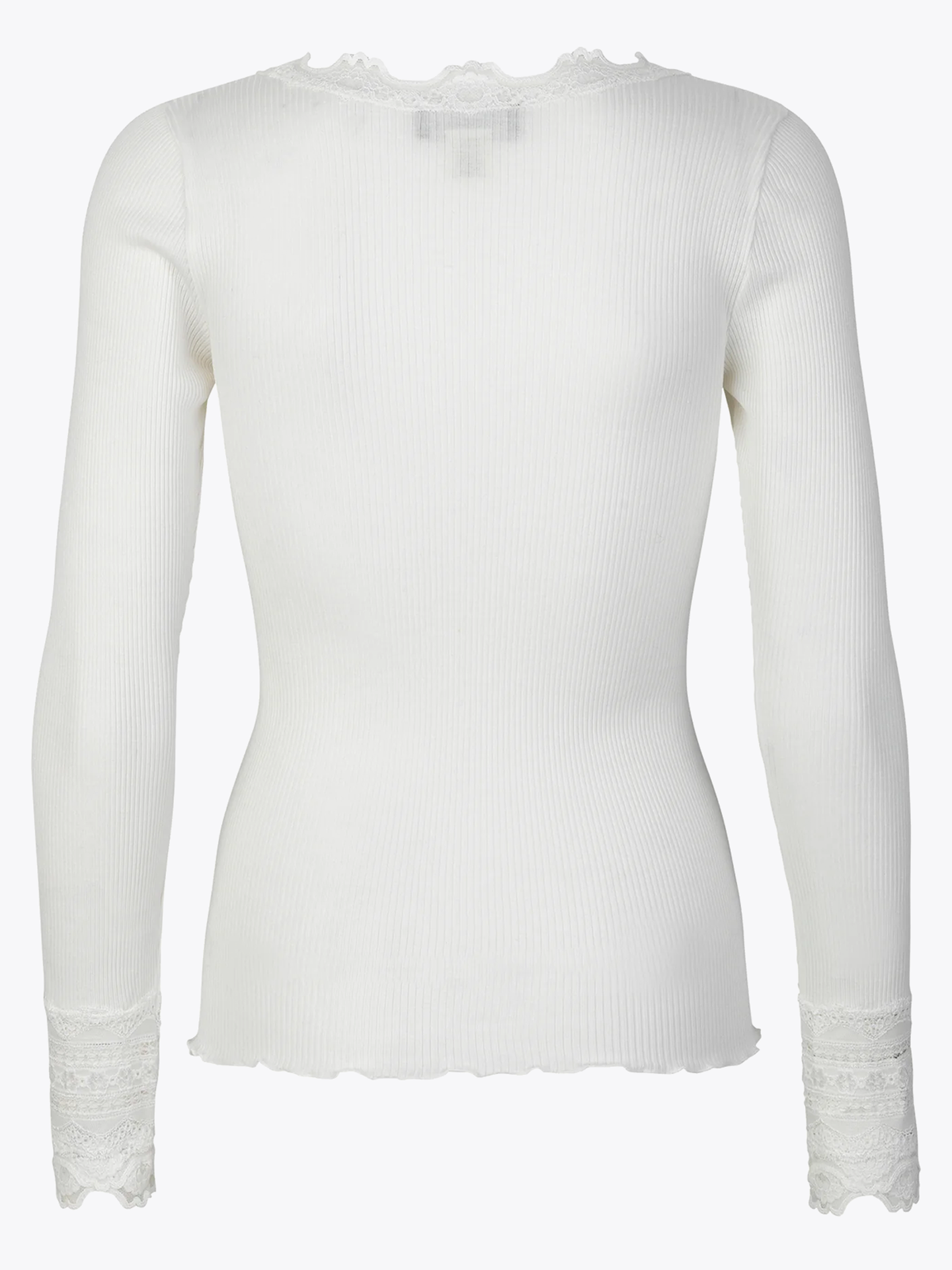 Benita Silk T-Shirt W/ Lace