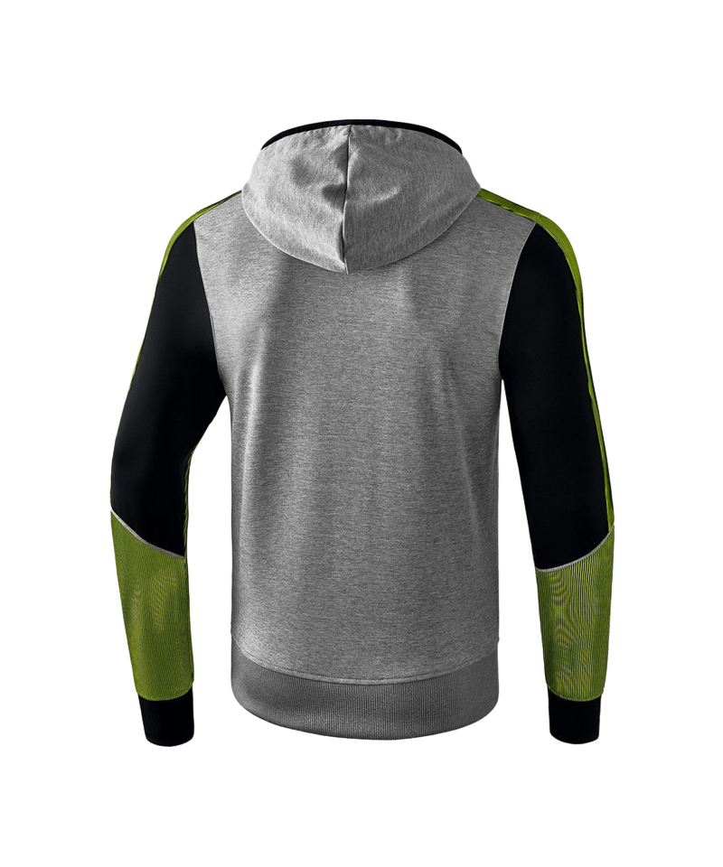 Erima Premium One 2.0 Kapuzenjacke Grau Grün