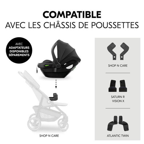 Siège-auto gr.0+ Drive N Care - Noir - HAUCK