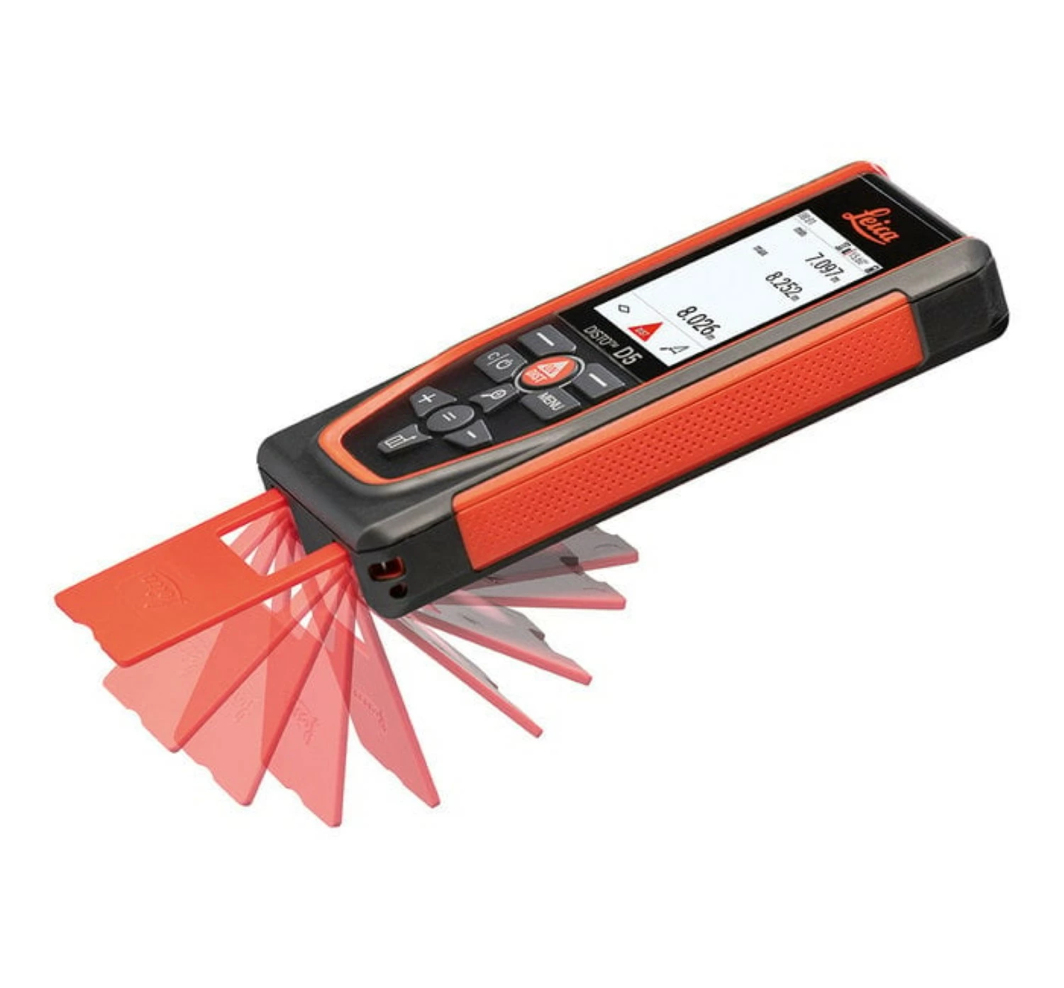 Leica Disto D5 Afstandsmeter in tas - Bluetooth - 200m - IP54