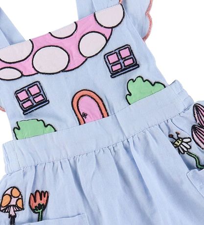 Stella McCartney Kids Spencer - Hellblau m. Strickerei