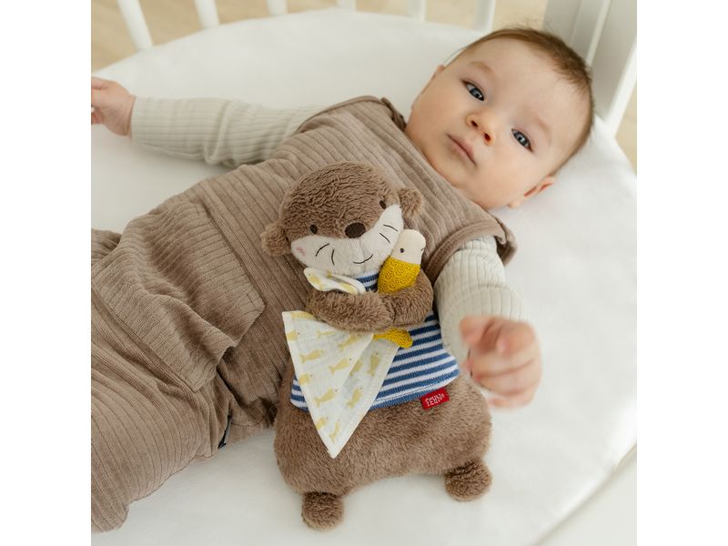 fehn Wärme-Stofftier Otter Kuscheltier mit entnehmbarem Wärmesäckchen im Otter Design