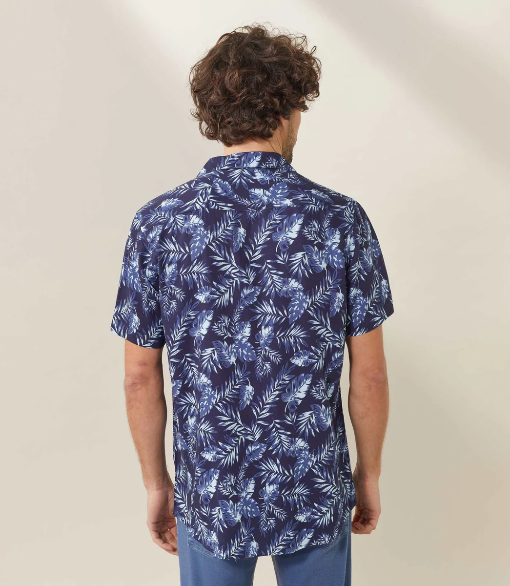 Chemise casual marine 