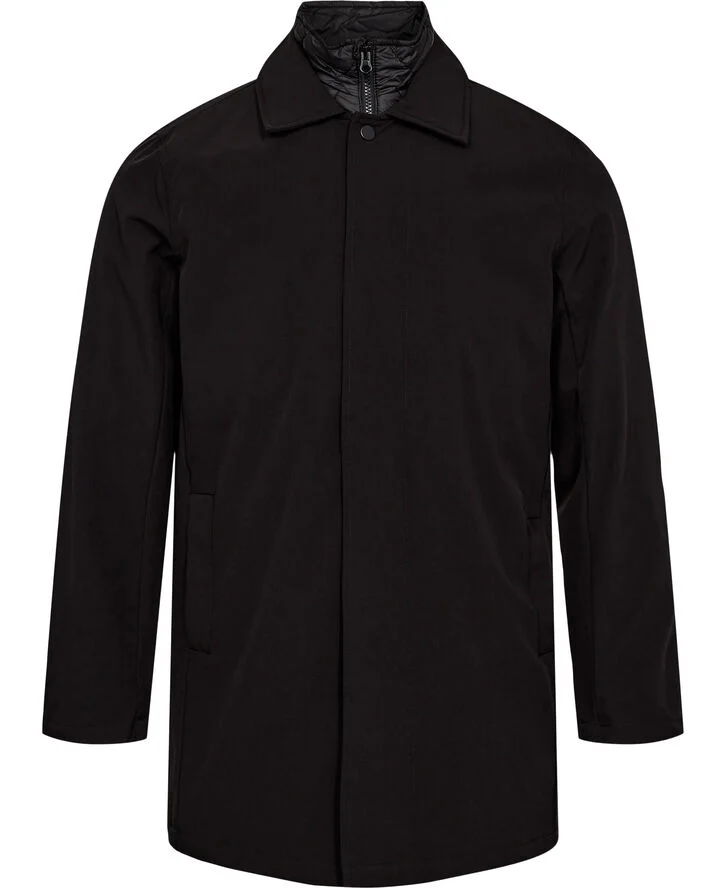 Magasin du Nord Collection Thure convertible coat - recycled Black