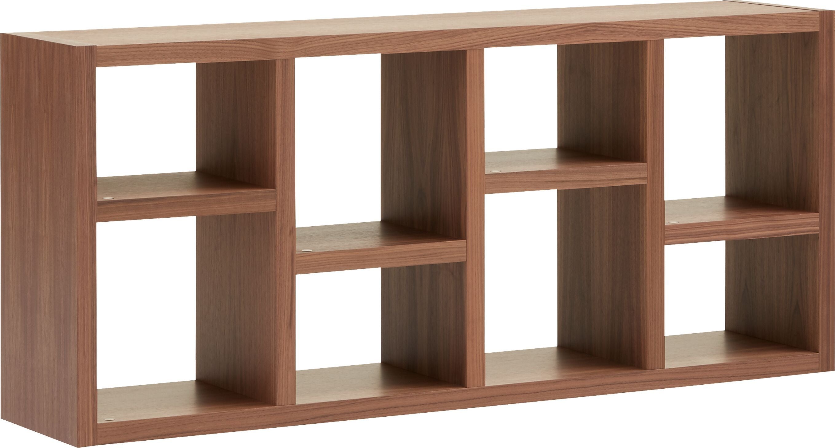 INDUS Regal - Nussbaum / B: 70.0 cm x T: 34.0 cm x H: 159.0 cm