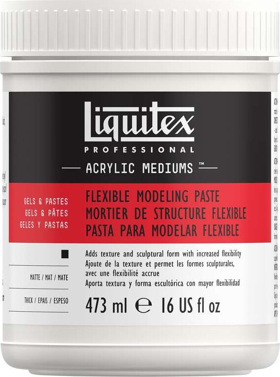 Liquitex - Flexible Modeling Paste Gel Medium - Modelleringspasta 473 ML