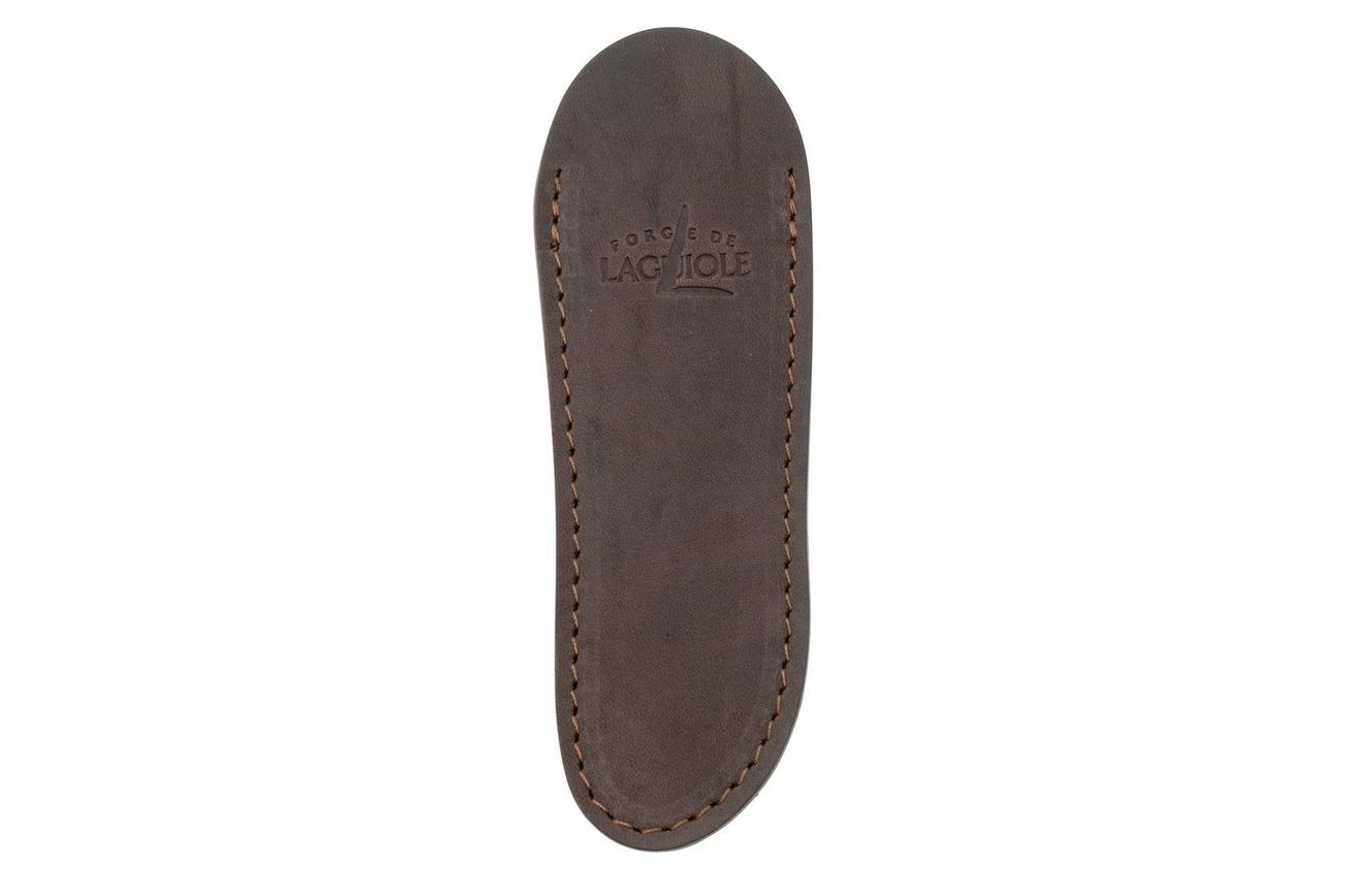 Forge de Laguiole LAF1CH Chocolate, lederen schede voor 9 cm zakmessen