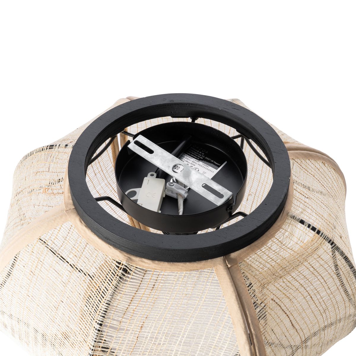 Oosterse plafondlamp bruin - Rob