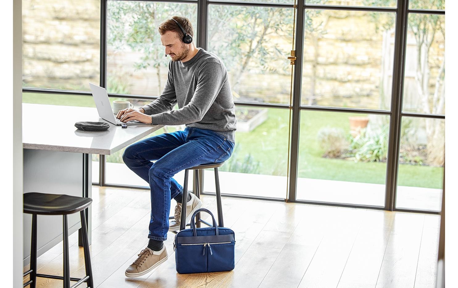 Jabra Headset »Engage 55 MS Duo« Noise-Cancelling