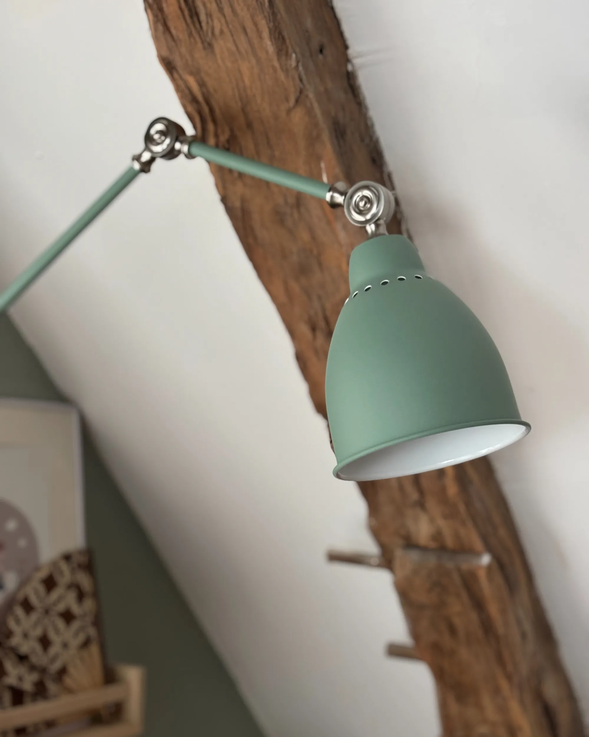 Wandlamp MISSISSIPPI verstelbaar Metaal Lichtgroen