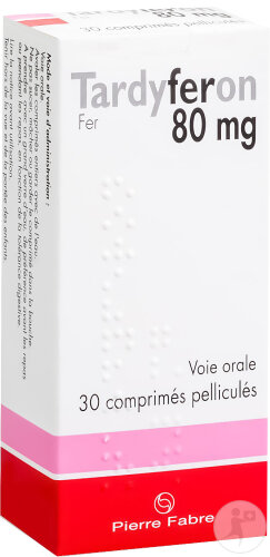 Tardyferon 80mg Fer 30 Comprimés Pelliculés