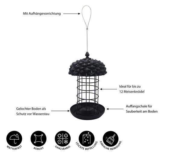 Dehner Natura Premium Meisenknödel-Säule