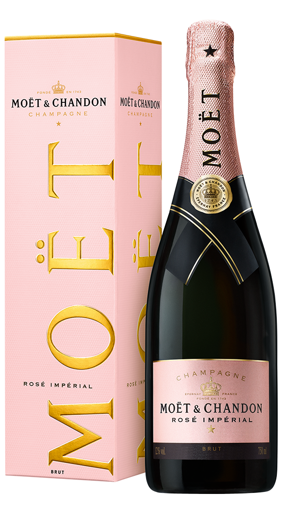 Moët et Chandon - Brut Rosé Imperial avec coffret Champagne-Champagne -Brut-