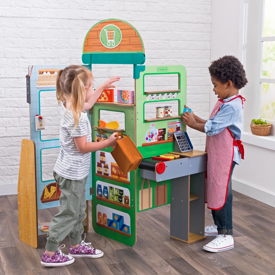 KidKraft® Lebensmittelladen Let's Pretend™ zum Aufklappen