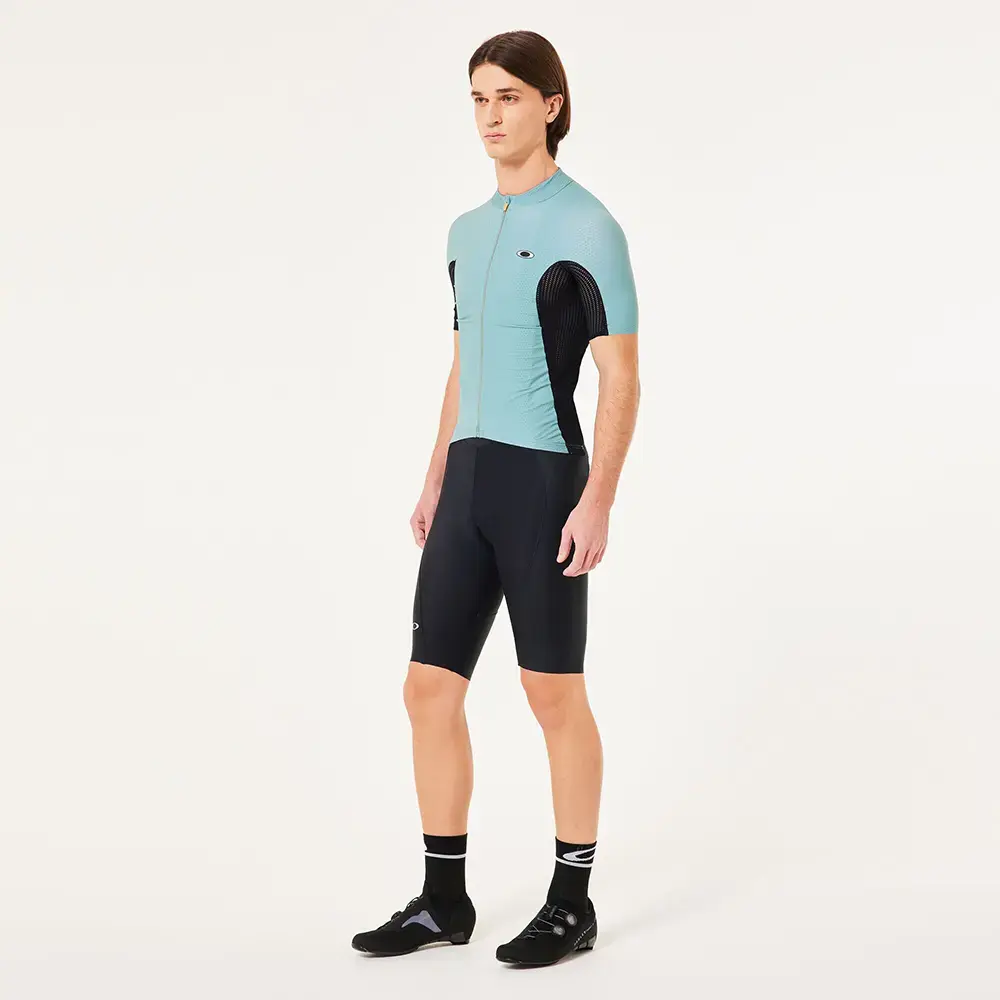 Oakley Endurance Ultra Vented Fietsshirt Korte Mouwen Blauw Heren