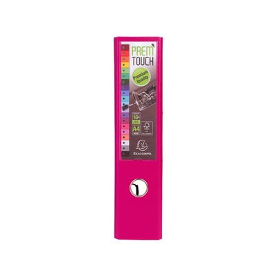 Exacompta Prem'Touch - Classeur à levier - Dos 80 mm - A4 Maxi - pour 715 feuilles - framboise