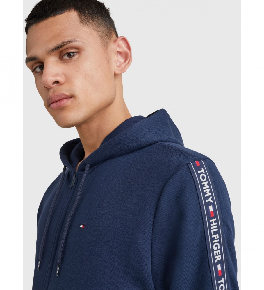 Moletom Tommy Hilfiger HWK de manga comprida, azul marinho