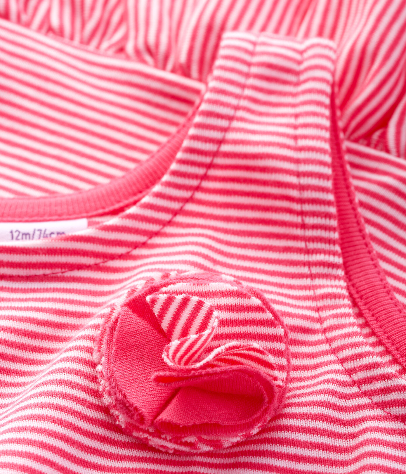 Robe sans manches bébé fille en maille