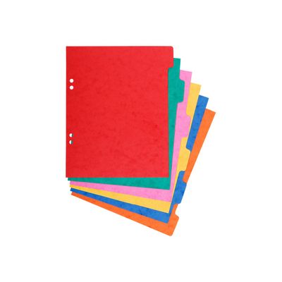 Exacompta Nature Future - Intercalaire 6 positions - 17 x 22 cm - carte blanche