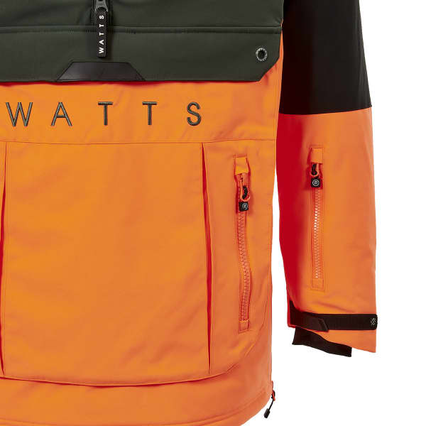 Veste de ski WATTS JUMP FOREST GREEN / ORANGE