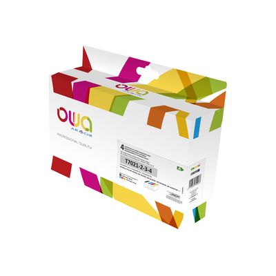 Cartouche compatible Epson T702XL Tour Eiffel - pack de 4 - noir, cyan, magenta, jaune - Owa K10406OW