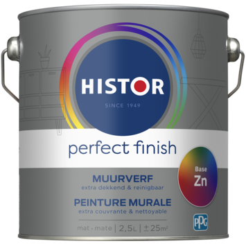 Histor Perfect Finish muurverf mat 2,5 liter
