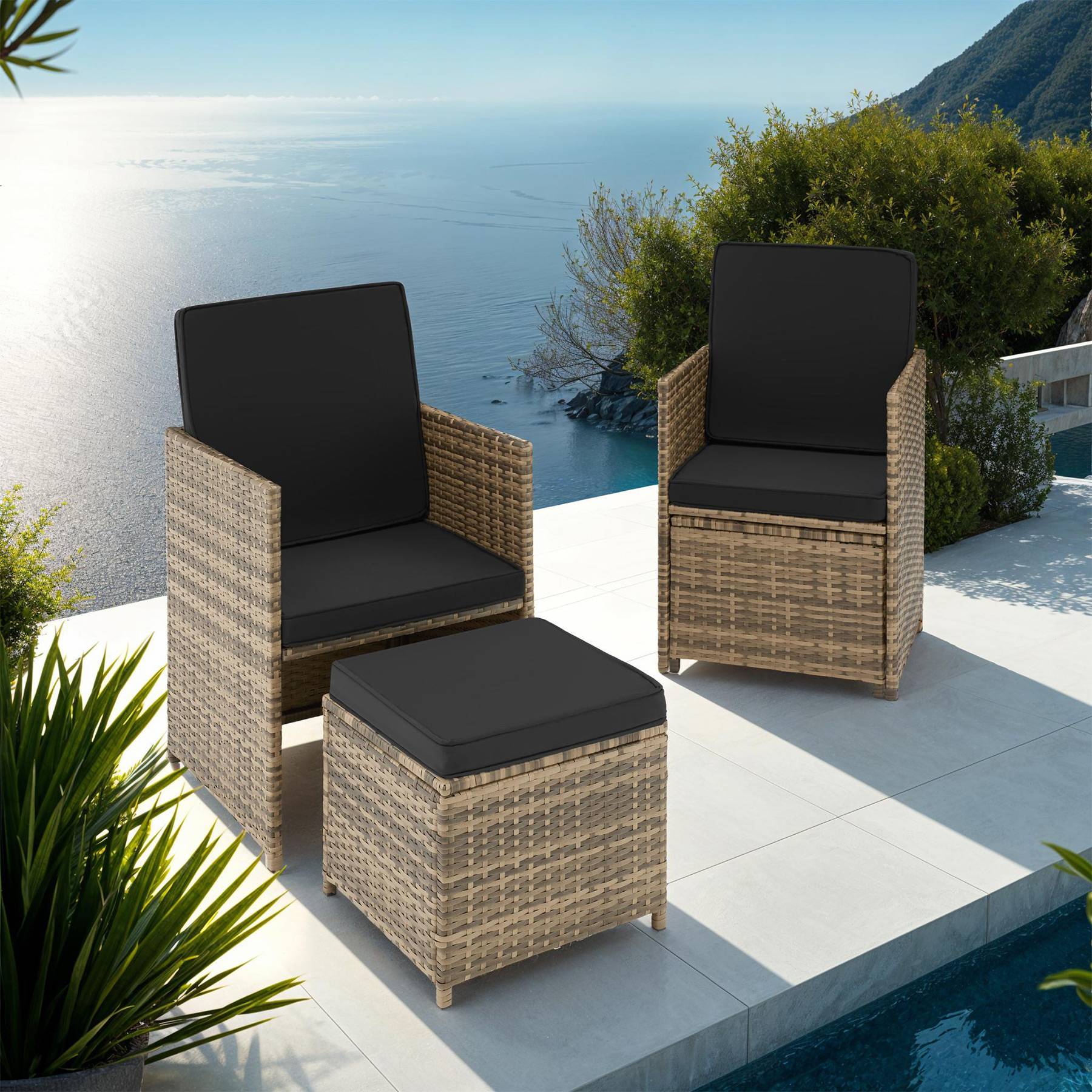 Rattan Sitzgruppe Palermo