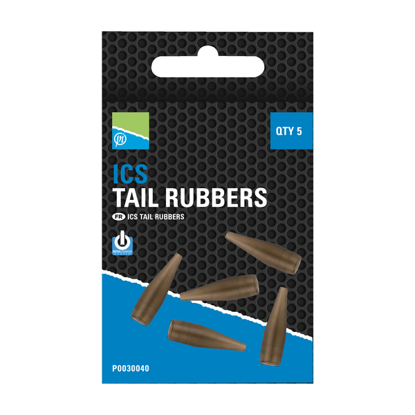 Manchons Preston ICS Tail Rubbers (5 Pièces)