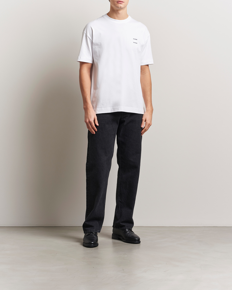 Samsøe Samsøe Joel Organic Cotton T-Shirt White