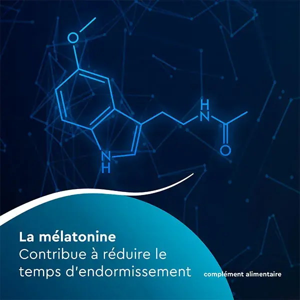 Gomas de mascar Euphytose Night Blueberry Sleep com melatonina, 30 unidades.