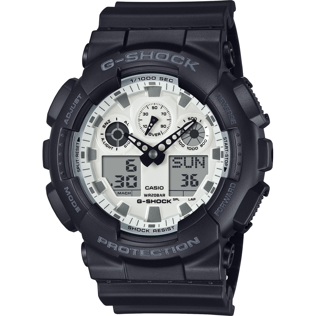 Casio G-Shock Classic Schwarz / Weiss