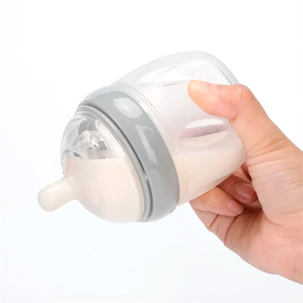 Haakaa Sutteflaske 160Ml Grey - Aio Baby