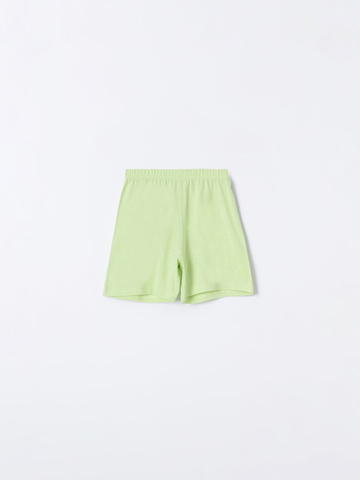 Conjunto de pijama curto estampado do Bob Esponja - Branco Sujo