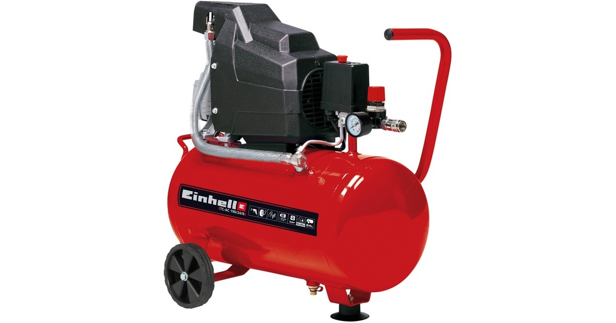 EINHELLCompressor TC-AC 190/24/8  (Rood)
