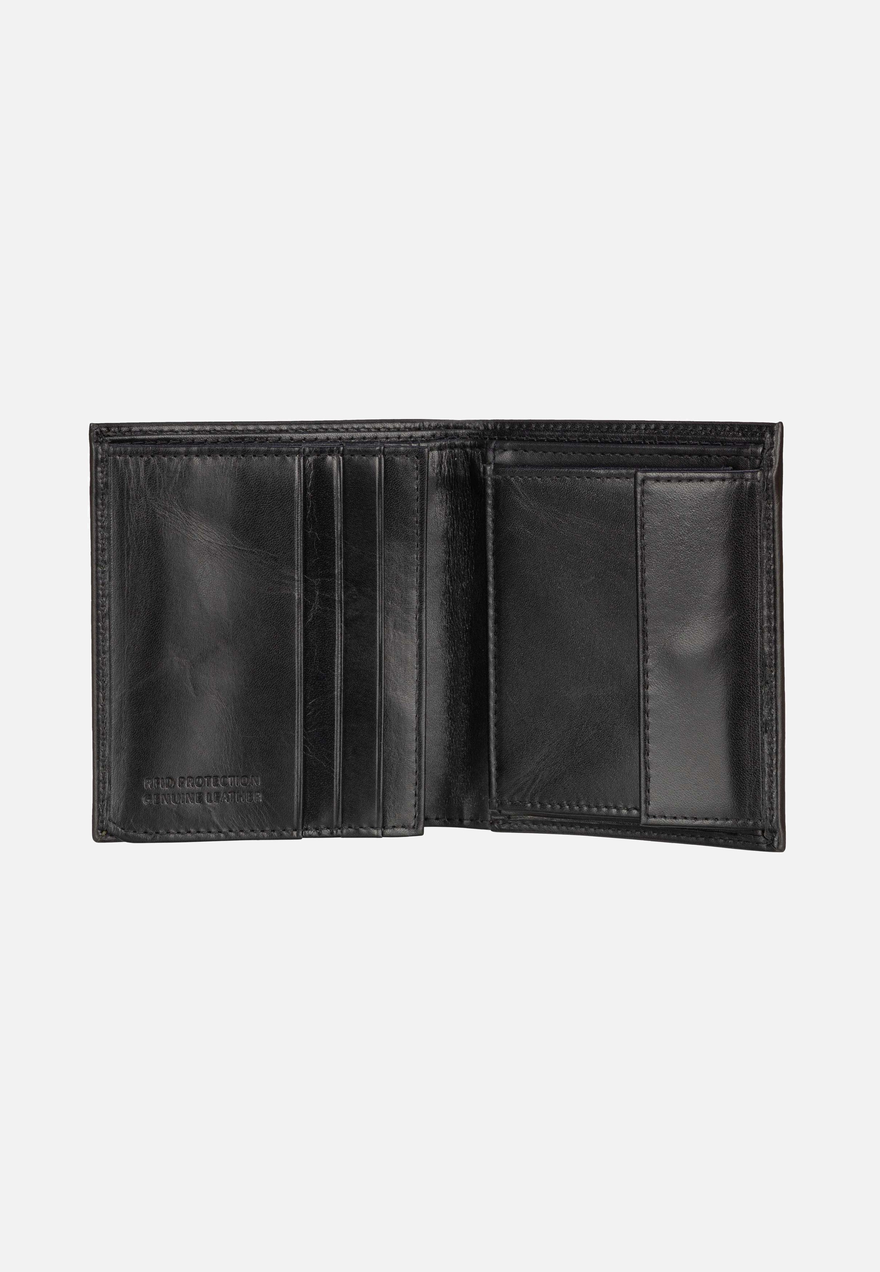 Nobile Vertical Small with Flap Schwarz - Portemonnaie
