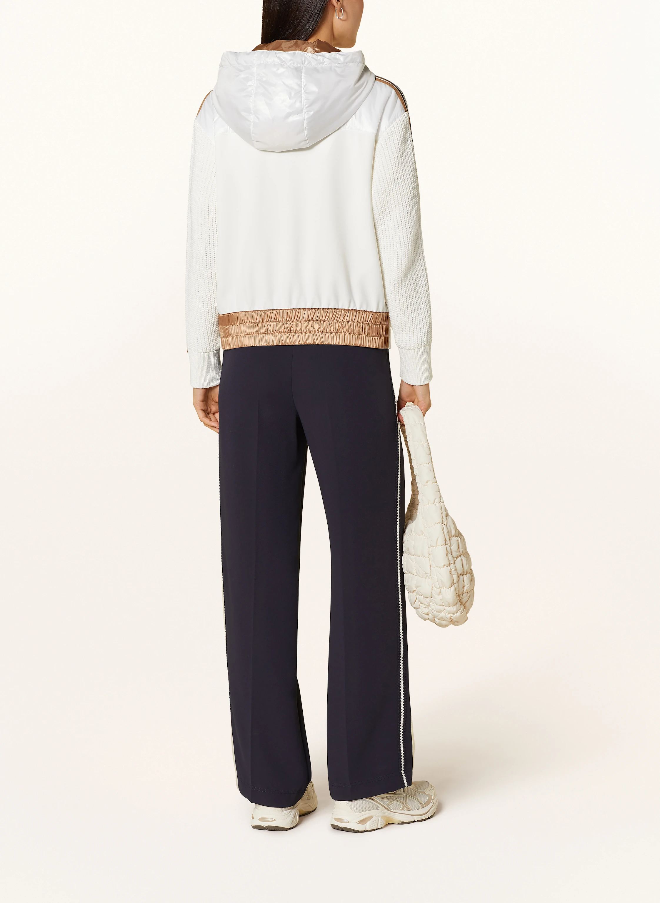 MARC CAIN Strickjacke im Materialmix