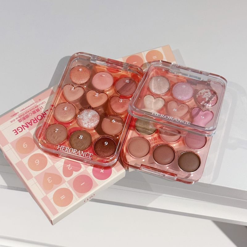 HERORANGE - Calculate Love Oogschaduw Disk Palette - Melkthee